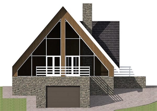 21. Проект дома B-039 Екстерьер Проект дома B-039 - фото 21