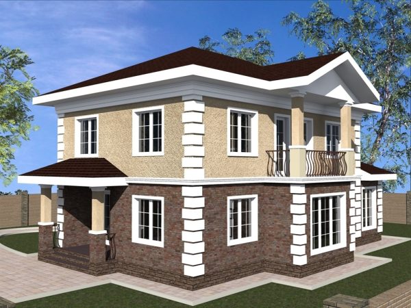 13. Проект дома B-040 Екстерьер Проект дома B-040 - фото 13