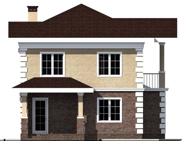 14. Проект дома B-040 Екстерьер Проект дома B-040 - фото 14