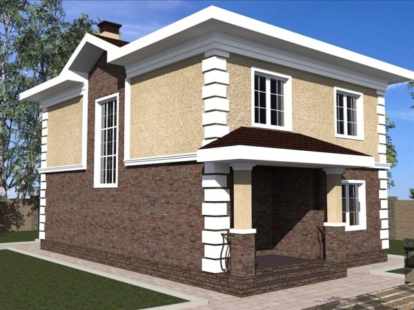 16. Проект дома B-040 Екстерьер Проект дома B-040 - фото 16