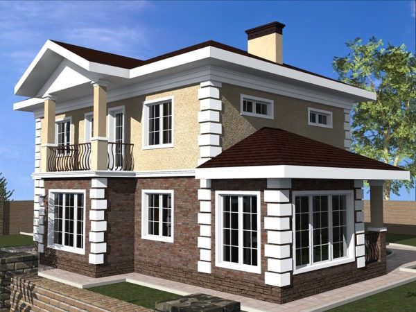 20. Проект дома B-040 Екстерьер Проект дома B-040 - фото 20