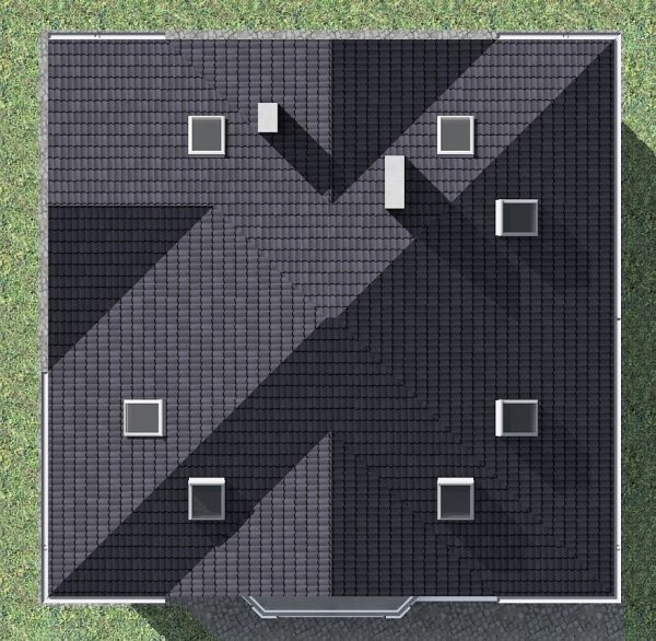 1. Проект дома B-041 Екстерьер Проект дома B-041 - фото 1