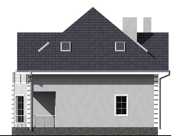 5. Проект дома B-041 Екстерьер Проект дома B-041 - фото 5