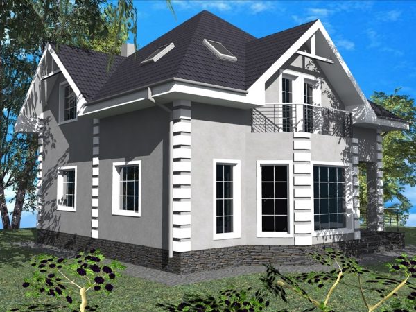 8. Проект дома B-041 Екстерьер Проект дома B-041 - фото 8