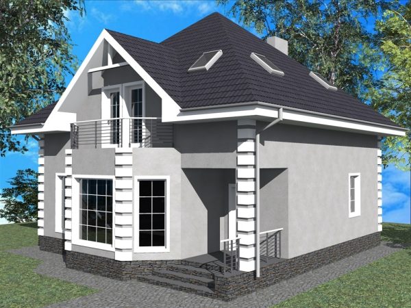 12. Проект дома B-041 Екстерьер Проект дома B-041 - фото 12