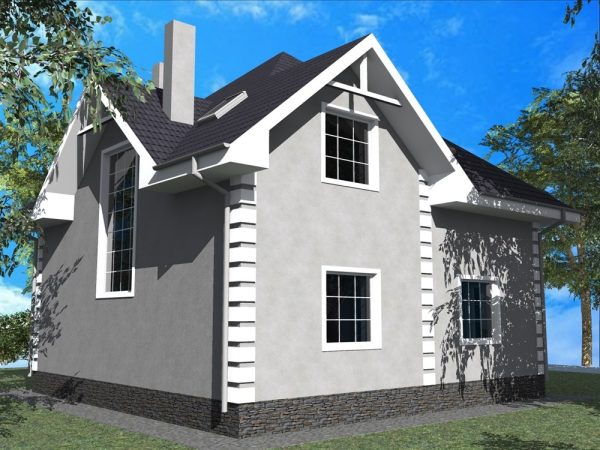 17. Проект дома B-041 Екстерьер Проект дома B-041 - фото 17