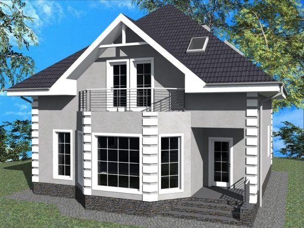 22. Проект дома B-041 Екстерьер Проект дома B-041 - фото 22