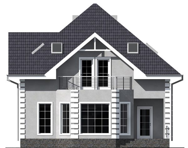 23. Проект дома B-041 Екстерьер Проект дома B-041 - фото 23