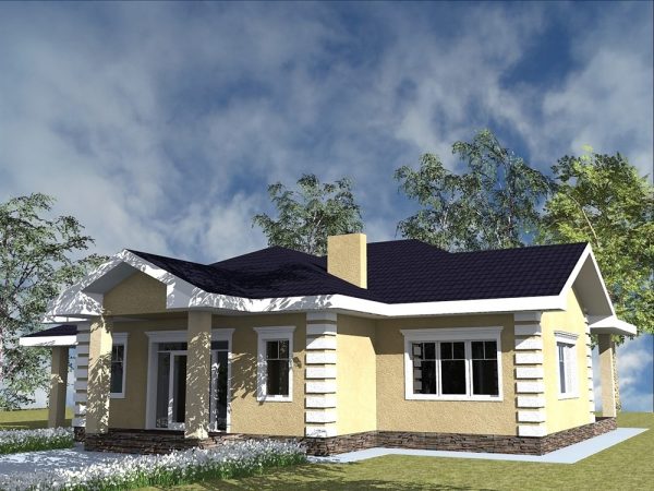 3. Проект дома B-042 Екстерьер Проект дома B-042 - фото 3