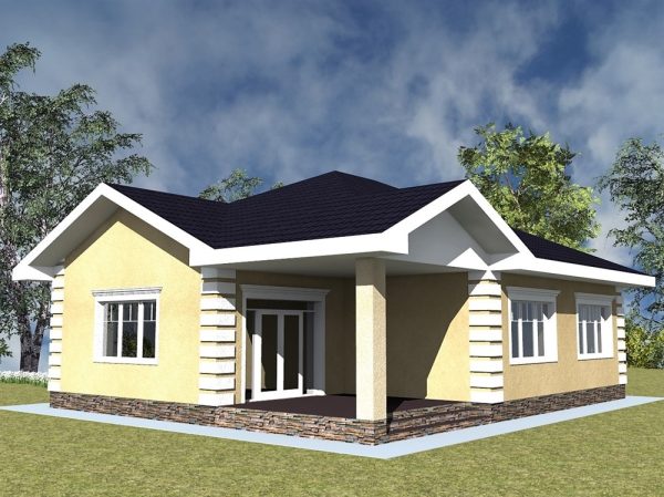 20. Проект дома B-042 Екстерьер Проект дома B-042 - фото 20