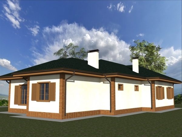 8. Проект дома B-043 Екстерьер Проект дома B-043 - фото 8