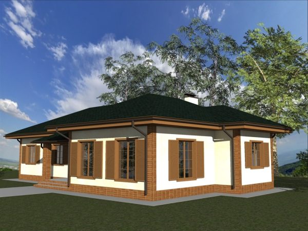 14. Проект дома B-043 Екстерьер Проект дома B-043 - фото 14