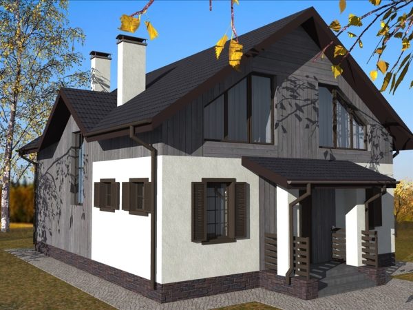 3. Проект дома B-044 Екстерьер Проект дома B-044 - фото 3