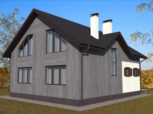 10. Проект дома B-044 Екстерьер Проект дома B-044 - фото 10