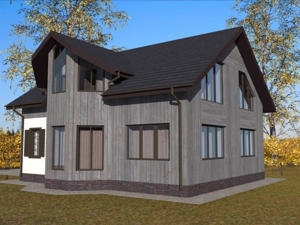 18. Проект дома B-044 Екстерьер Проект дома B-044 - фото 18