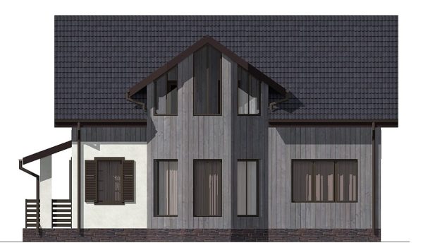 19. Проект дома B-044 Екстерьер Проект дома B-044 - фото 19