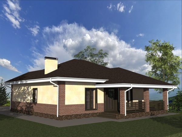 5. Проект дома B-045 Екстерьер Проект дома B-045 - фото 5