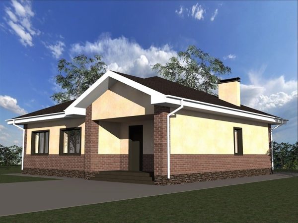 6. Проект дома B-045 Екстерьер Проект дома B-045 - фото 6