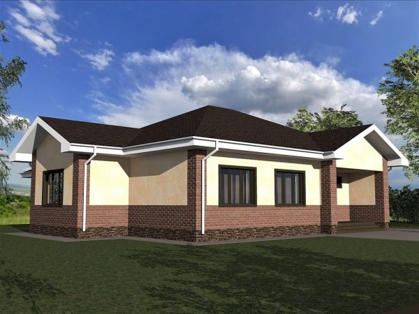 14. Проект дома B-045 Екстерьер Проект дома B-045 - фото 14