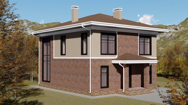 12. Проект дома B-046 Екстерьер Проект дома B-046 - фото 12