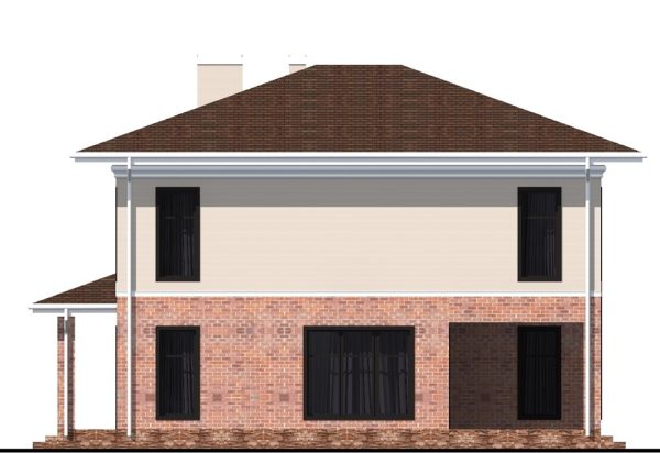 20. Проект дома B-046 Екстерьер Проект дома B-046 - фото 20