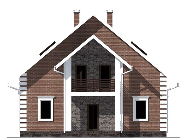 10. Проект дома B-047 Екстерьер Проект дома B-047 - фото 10