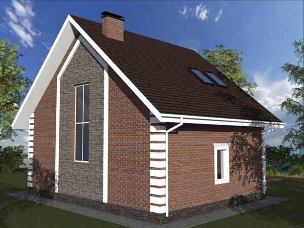 15. Проект дома B-047 Екстерьер Проект дома B-047 - фото 15