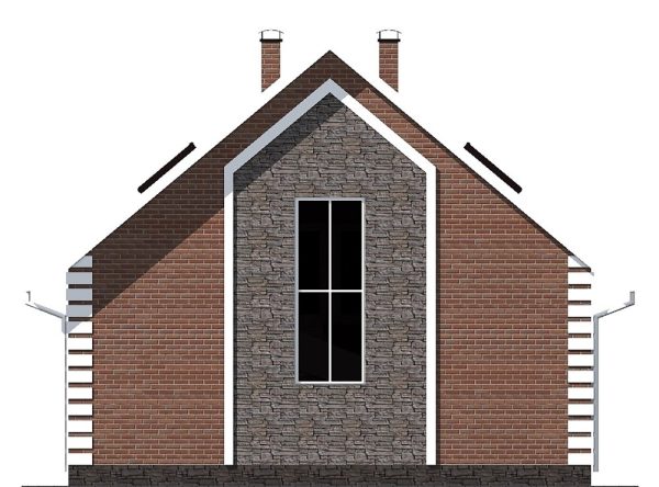 17. Проект дома B-047 Екстерьер Проект дома B-047 - фото 17