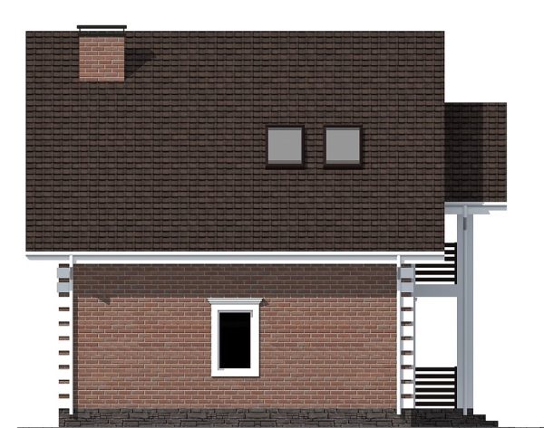 22. Проект дома B-047 Екстерьер Проект дома B-047 - фото 22