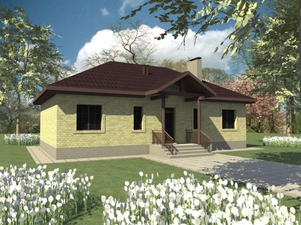 4. Проект дома B-048 Екстерьер Проект дома B-048 - фото 4