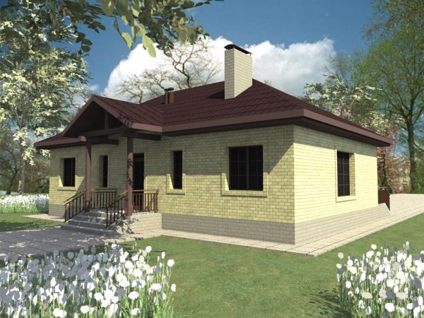 9. Проект дома B-048 Екстерьер Проект дома B-048 - фото 9