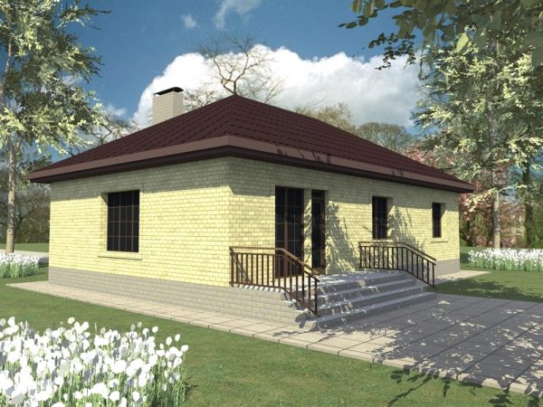 19. Проект дома B-048 Екстерьер Проект дома B-048 - фото 19