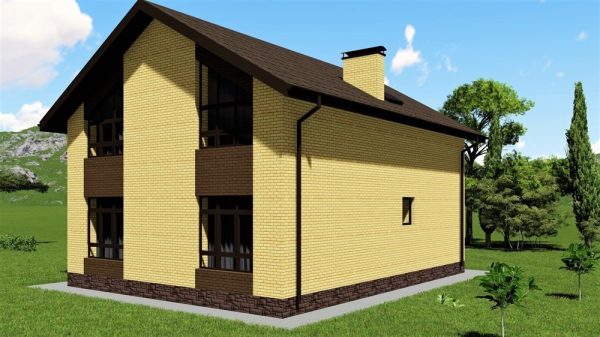 5. Проект дома B-054 Екстерьер Проект дома B-054 - фото 5