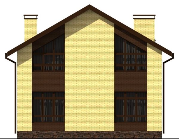15. Проект дома B-054 Екстерьер Проект дома B-054 - фото 15