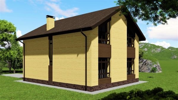 18. Проект дома B-054 Екстерьер Проект дома B-054 - фото 18