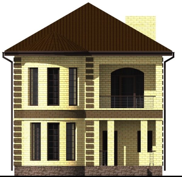 4. Проект дома B-055 Екстерьер Проект дома B-055 - фото 4