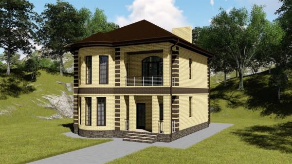 13. Проект дома B-055 Екстерьер Проект дома B-055 - фото 13