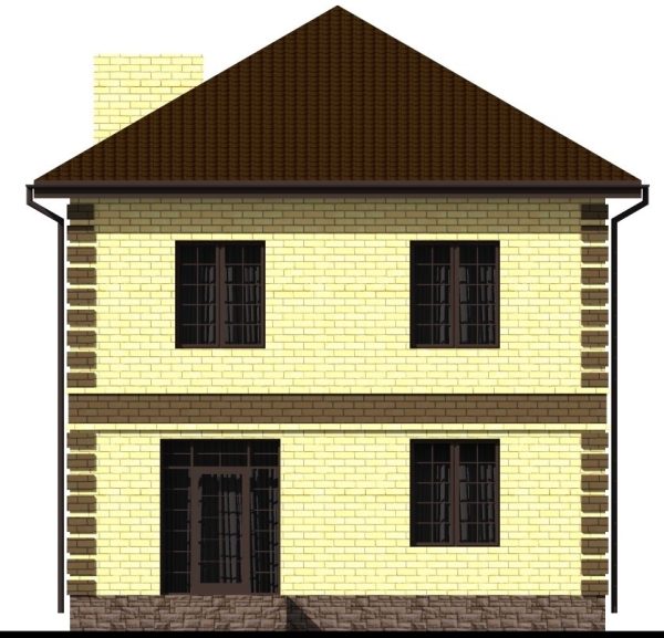 17. Проект дома B-055 Екстерьер Проект дома B-055 - фото 17