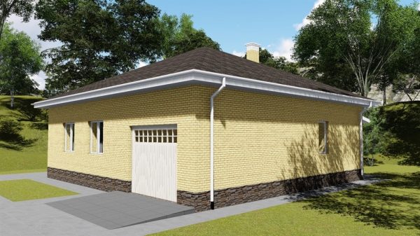 1. Проект дома B-056 Екстерьер Проект дома B-056 - фото 1