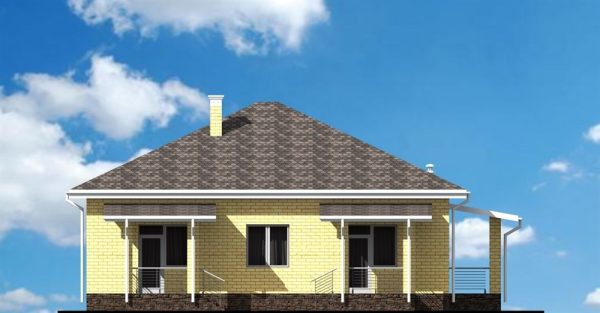 2. Проект дома B-056 Екстерьер Проект дома B-056 - фото 2