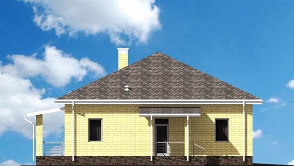 5. Проект дома B-056 Екстерьер Проект дома B-056 - фото 5