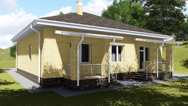 6. Проект дома B-056 Екстерьер Проект дома B-056 - фото 6