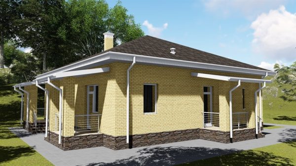 10. Проект дома B-056 Екстерьер Проект дома B-056 - фото 10