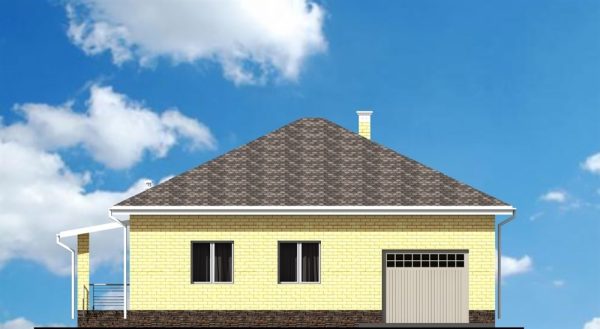 11. Проект дома B-056 Екстерьер Проект дома B-056 - фото 11