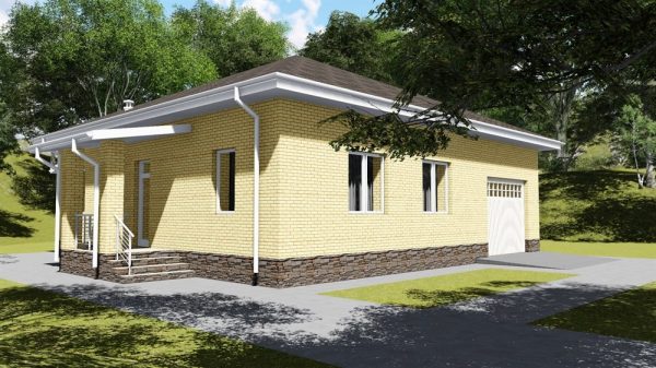 12. Проект дома B-056 Екстерьер Проект дома B-056 - фото 12