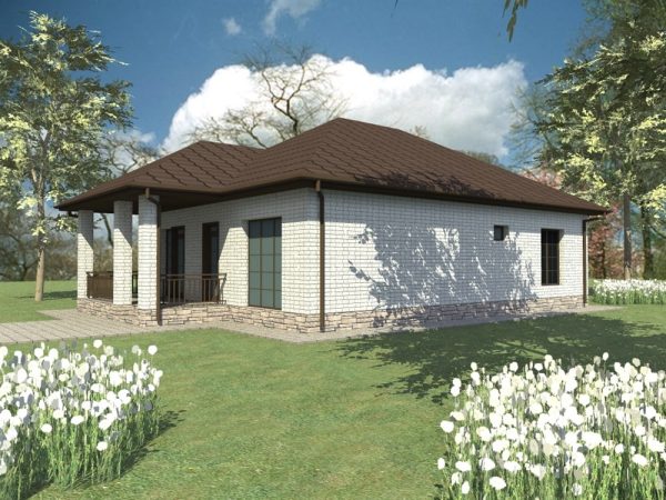 4. Проект дома B-057 Екстерьер Проект дома B-057 - фото 4