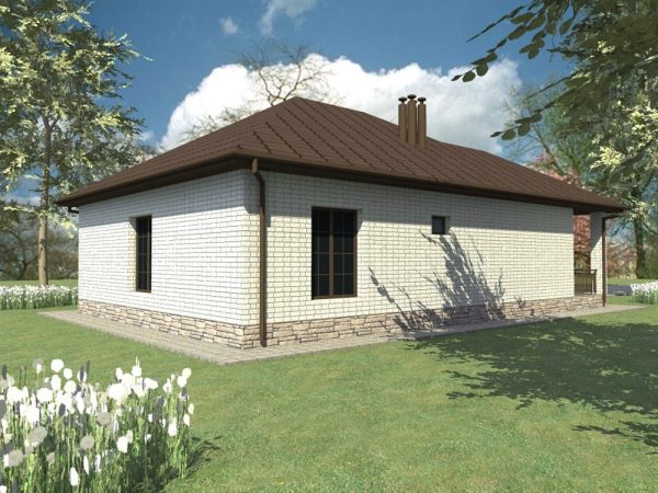 6. Проект дома B-057 Екстерьер Проект дома B-057 - фото 6