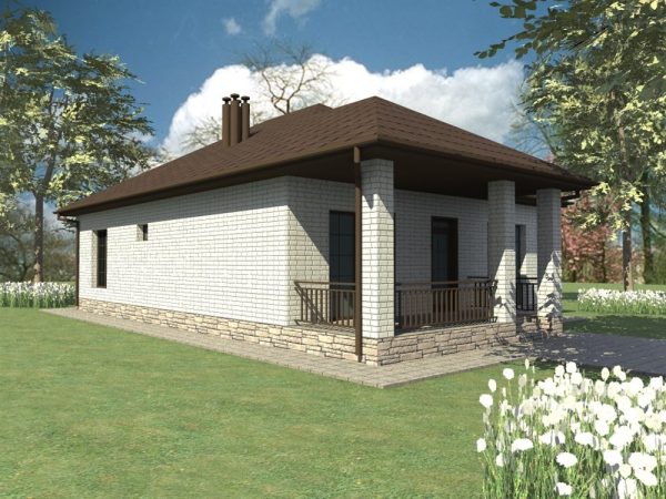 7. Проект дома B-057 Екстерьер Проект дома B-057 - фото 7