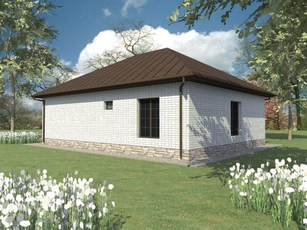 16. Проект дома B-057 Екстерьер Проект дома B-057 - фото 16