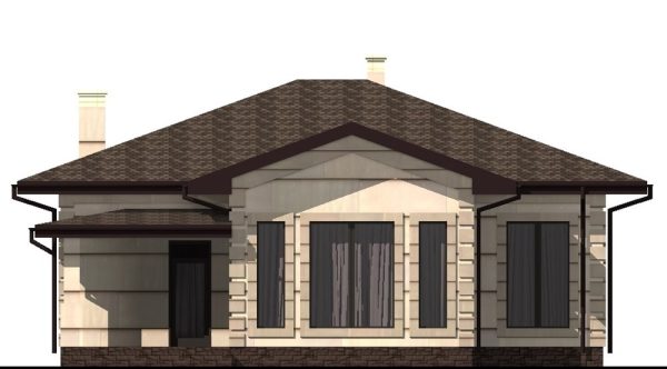 1. Проект дома B-058 Екстерьер Проект дома B-058 - фото 1